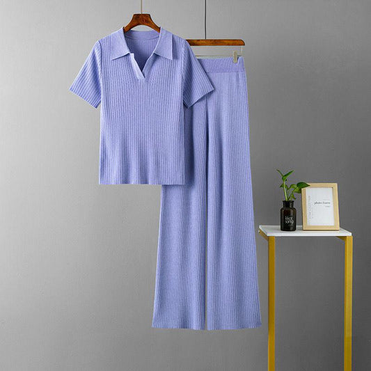 SOFT KNITTED COLLAR TOP 0603
