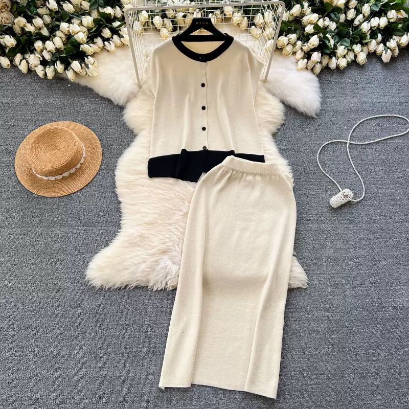 SUMMER KNITTED CO-ORD SET 0603