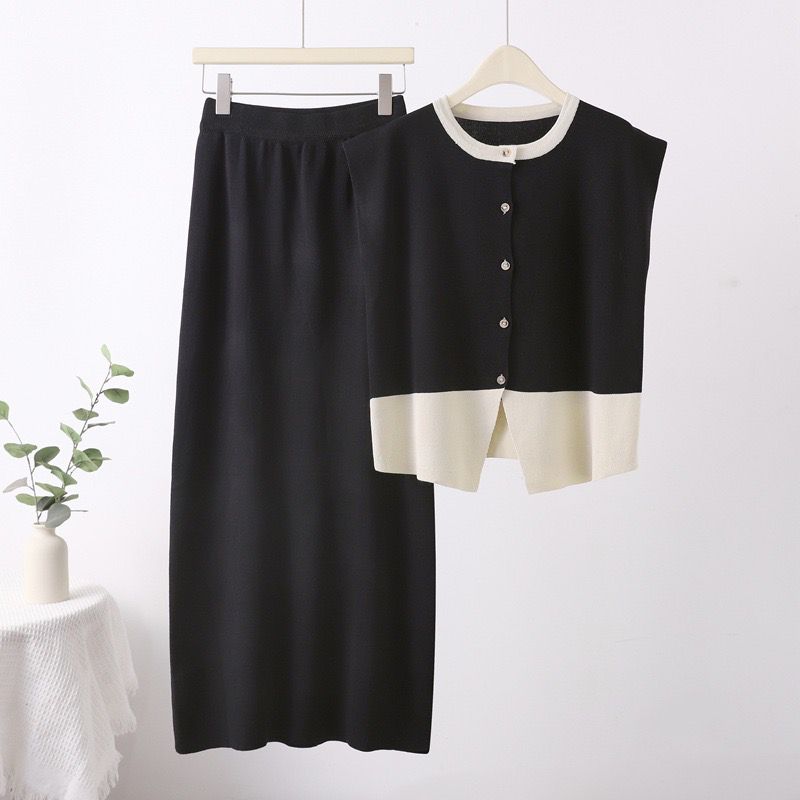 SUMMER KNITTED CO-ORD SET 0603