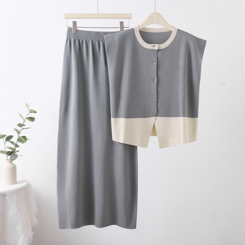 SUMMER KNITTED CO-ORD SET 0603