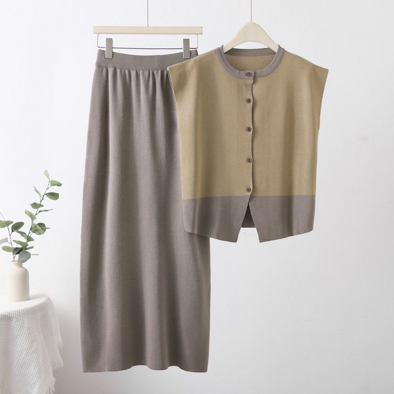 SUMMER KNITTED CO-ORD SET 0603