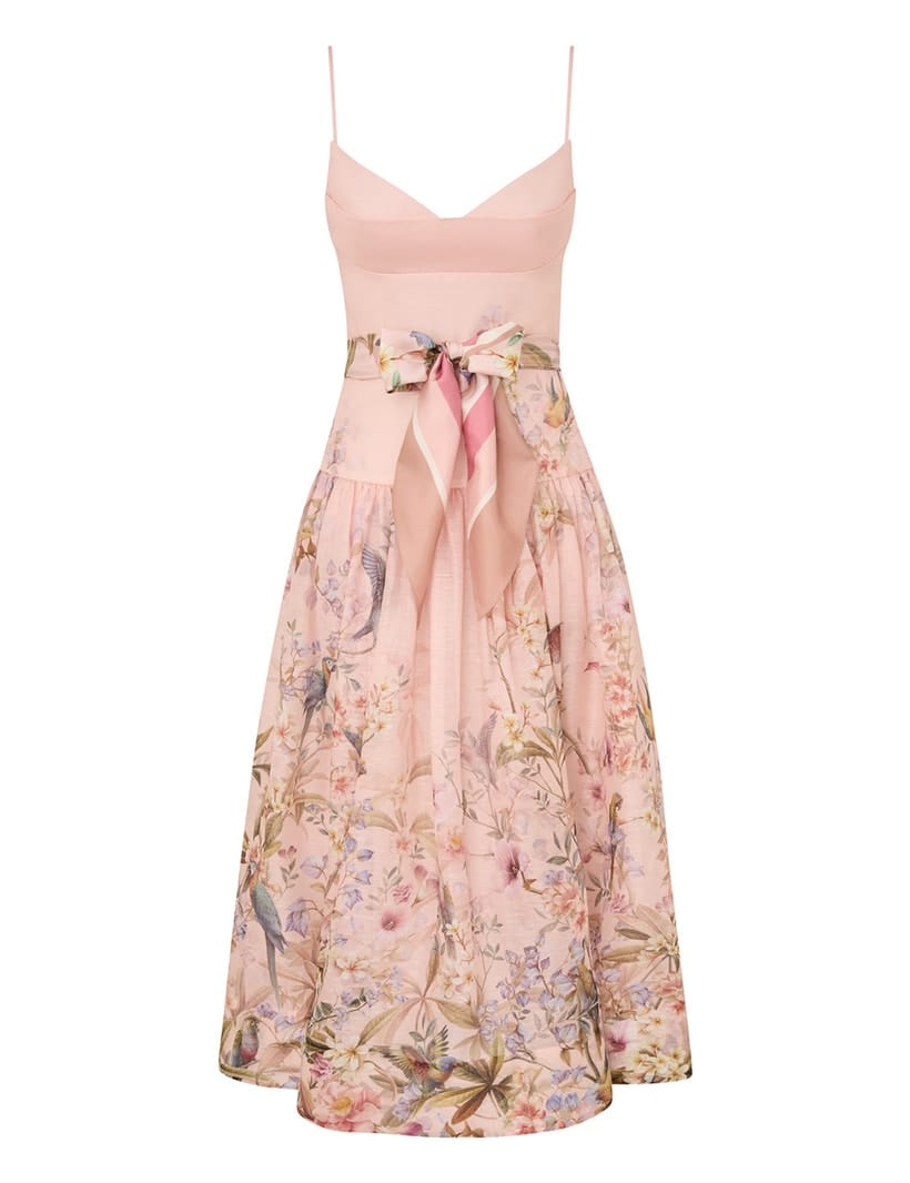 FLORAL LONG DRESS 2503 🌸