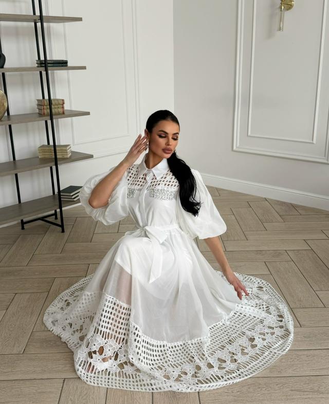 CUTWORK DRESS 1004