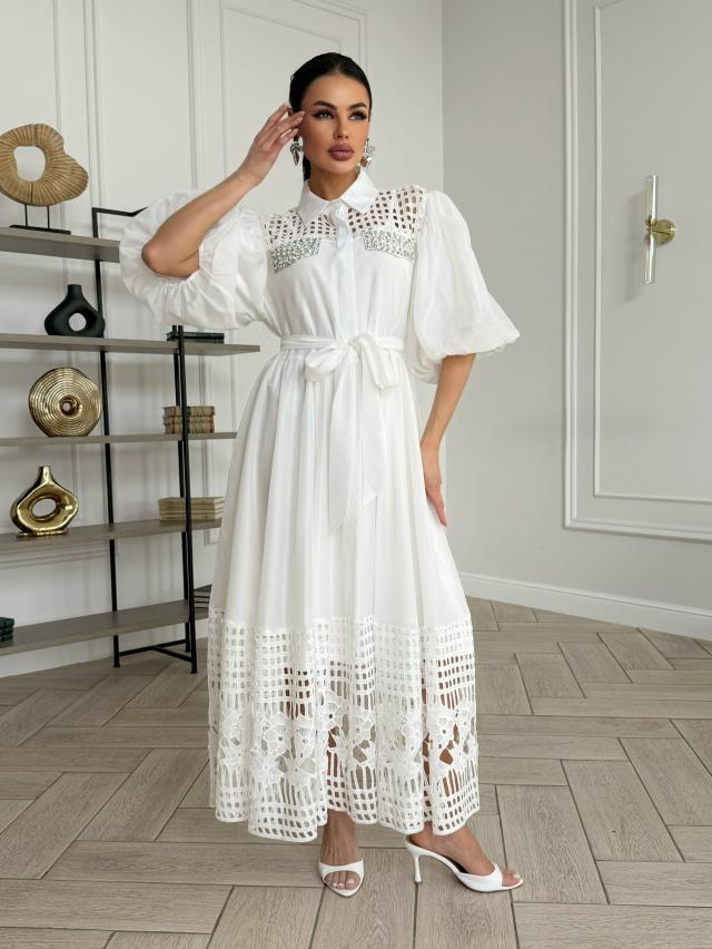CUTWORK DRESS 1004