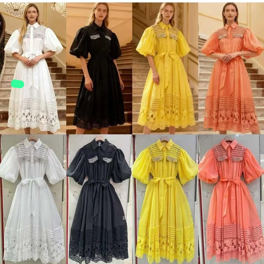 CUTWORK DRESS 1004