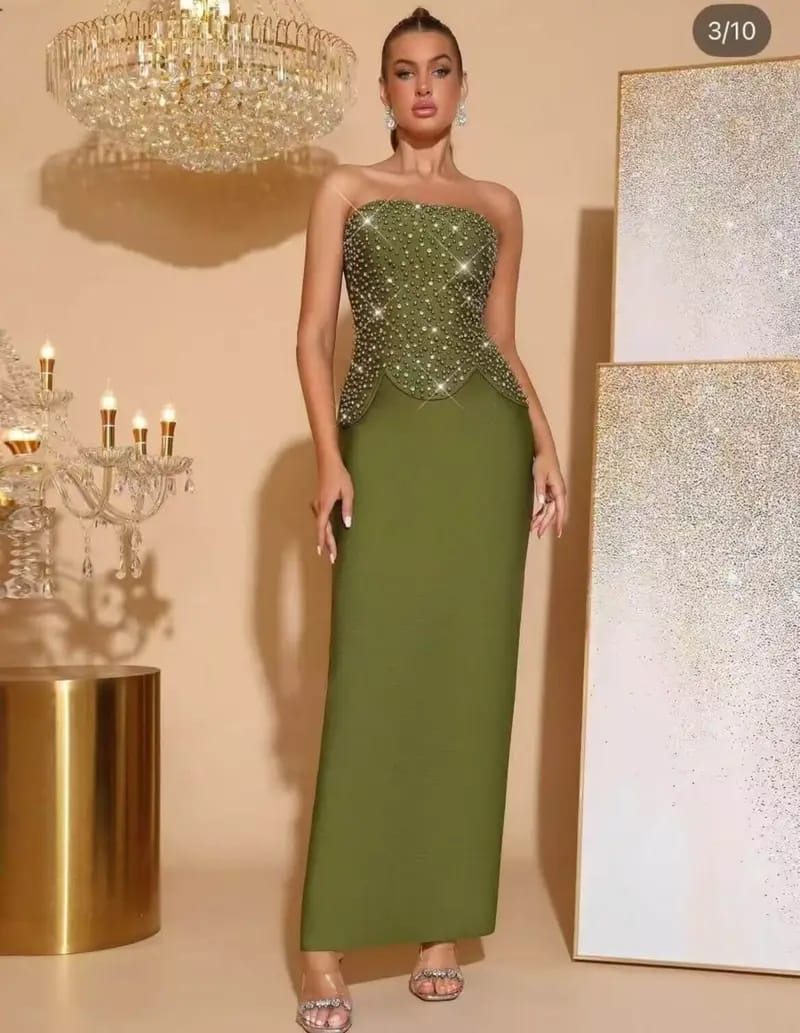EMBELLISHED CORSET SKIRT SET 1004