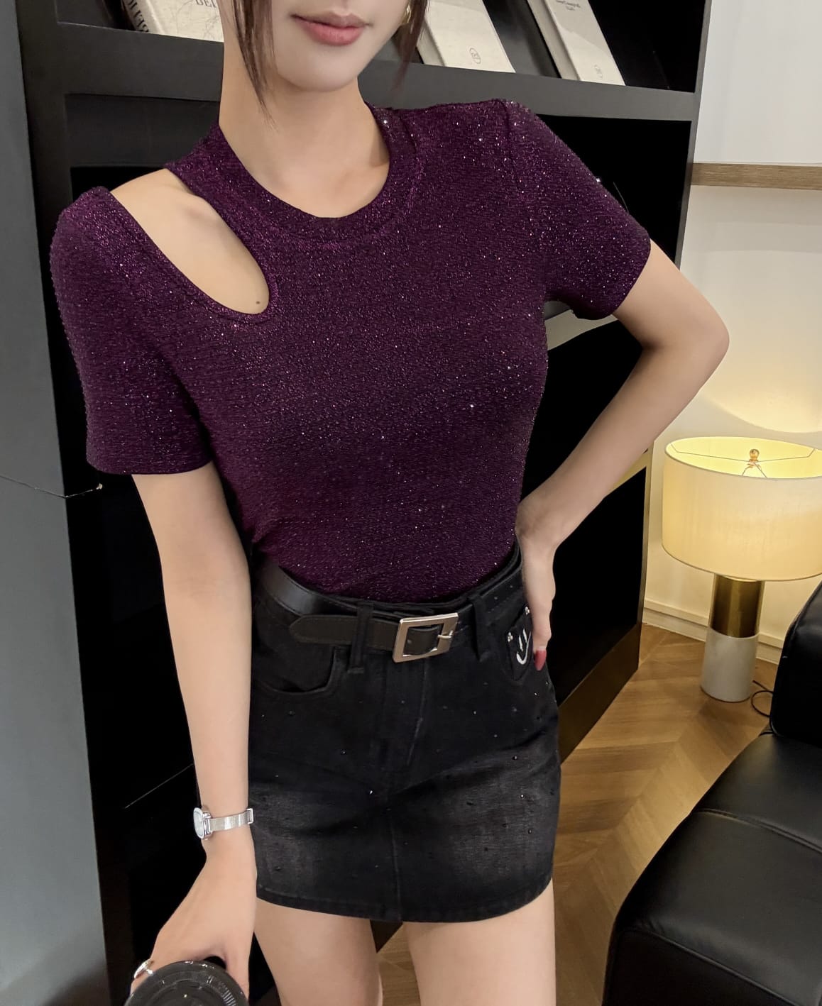 SHIMMERY PARTY TOP 1004