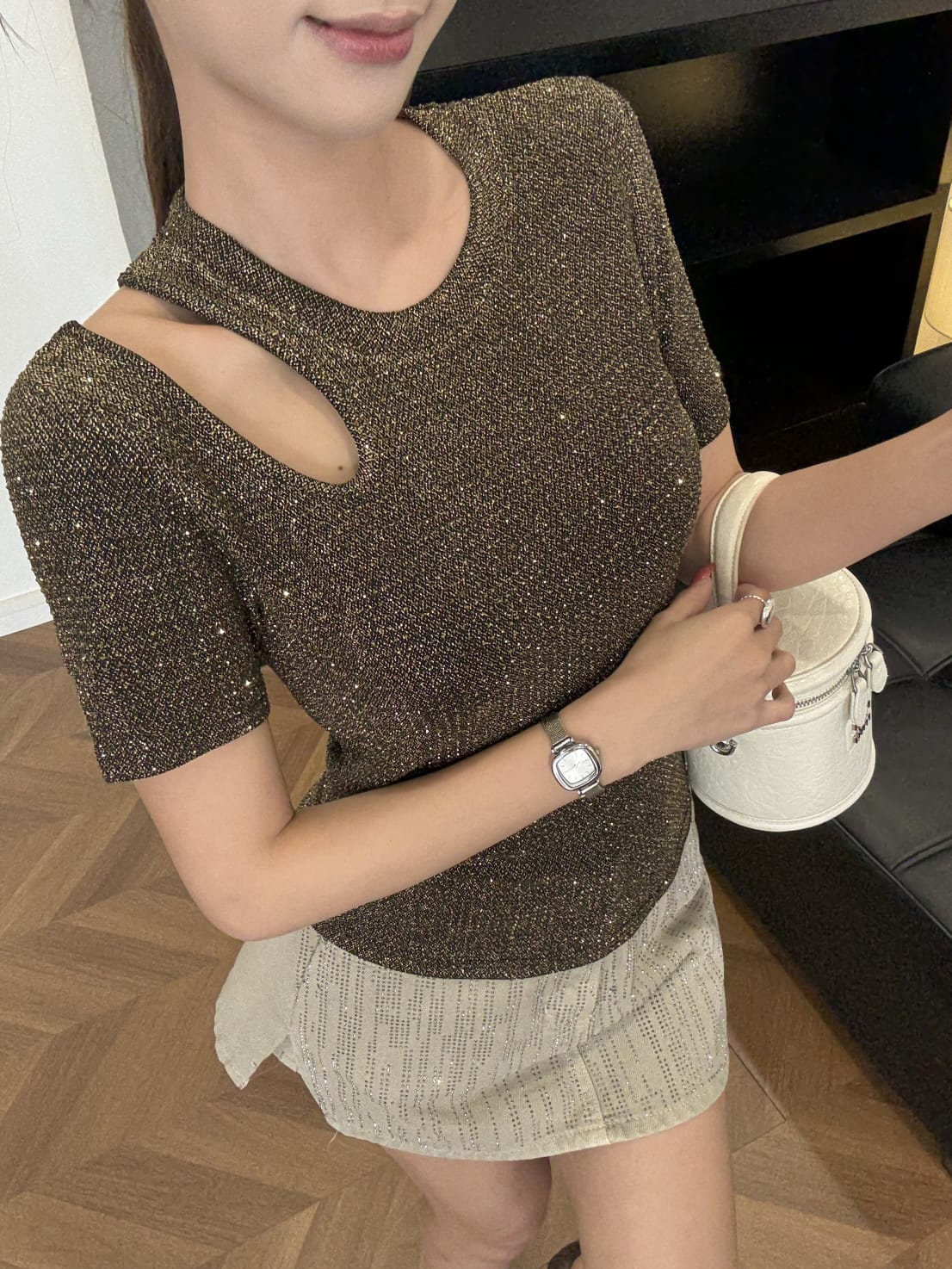 SHIMMERY PARTY TOP 1004