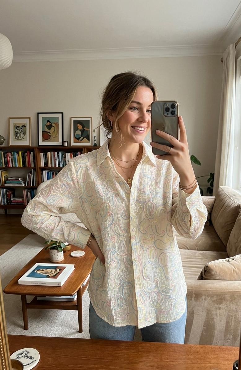 EMBROIDERED SUMMER SHIRT 1004