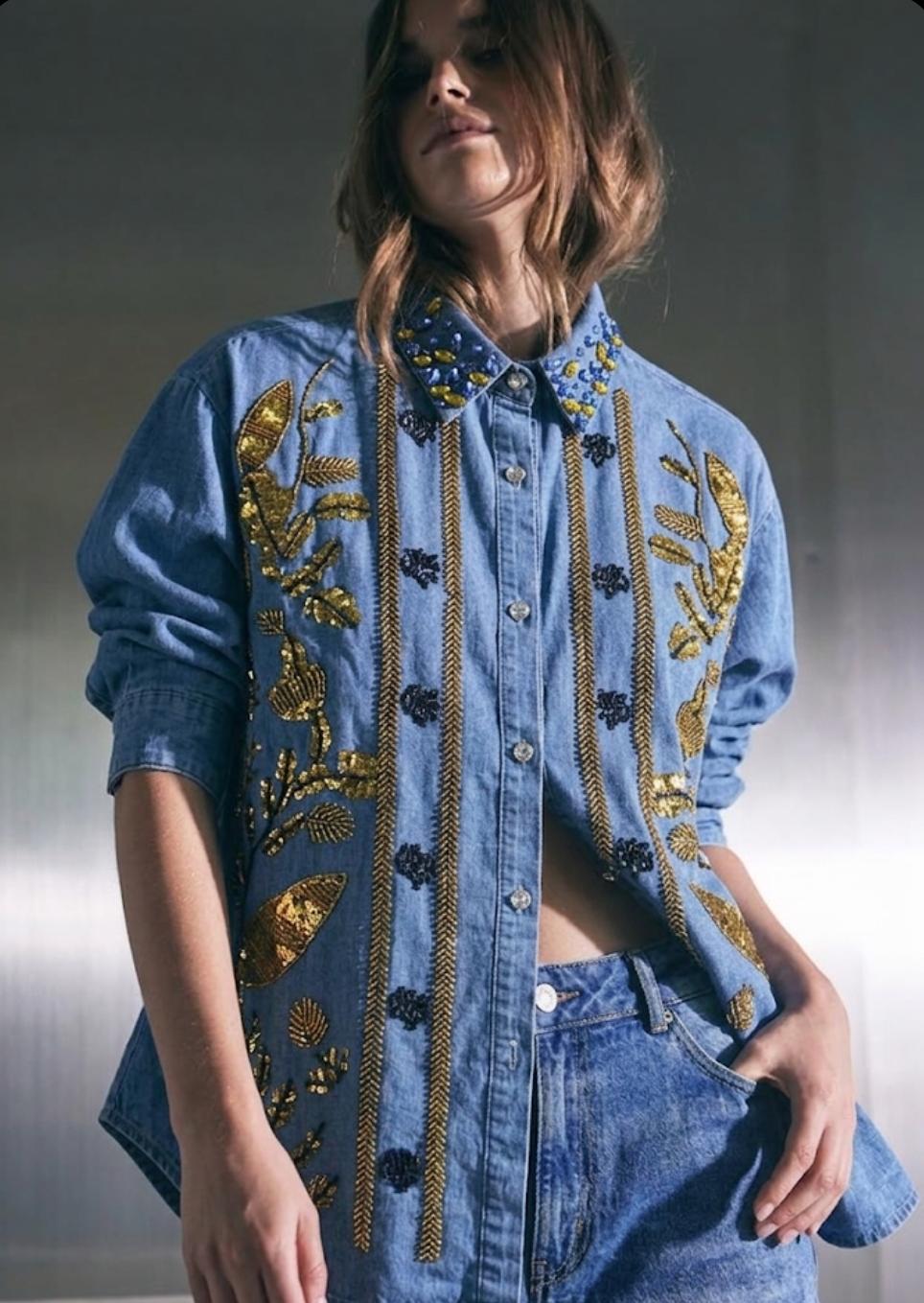 DENIM SHIRT 1604