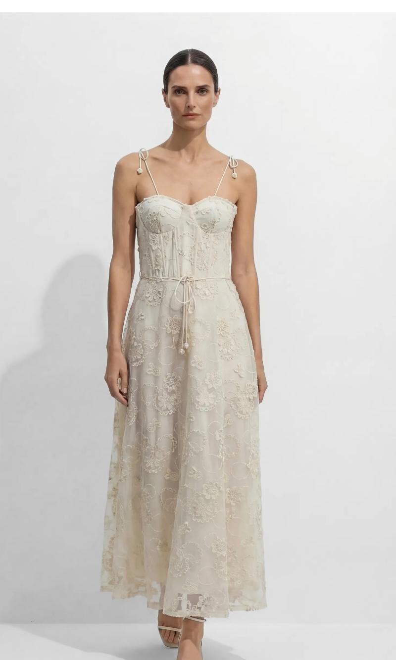 CORSET EMBROIDERED DRESS 2004