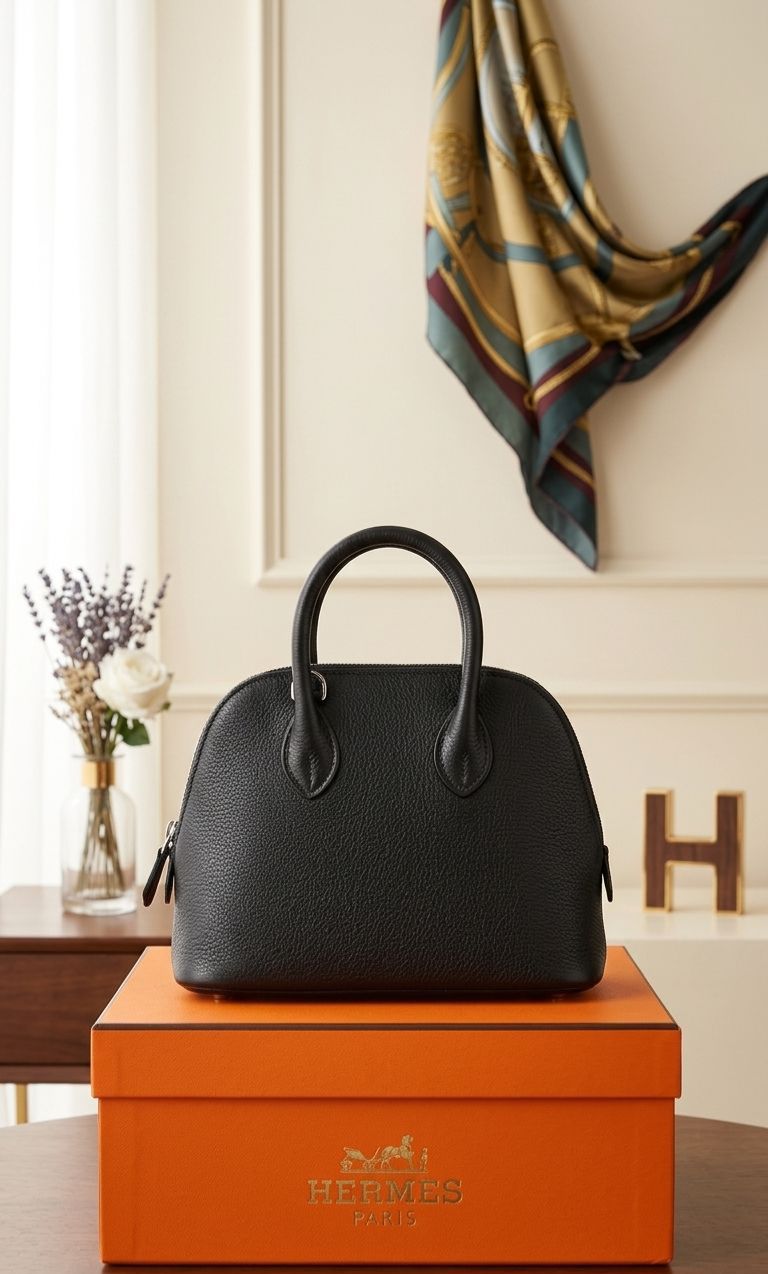 Hermés Bolide 1923 High Quality Leather Bag