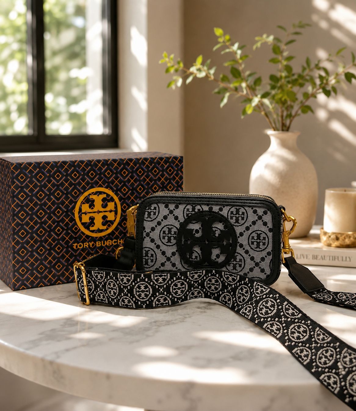 Tory Burch T monogram Miller High Quality Crossbody Bag