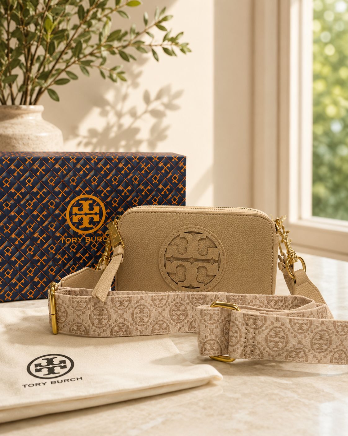 Tory Burch T monogram Miller High Quality Crossbody Bag