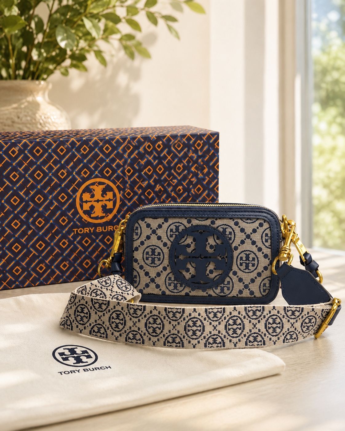 Tory Burch T monogram Miller High Quality Crossbody Bag