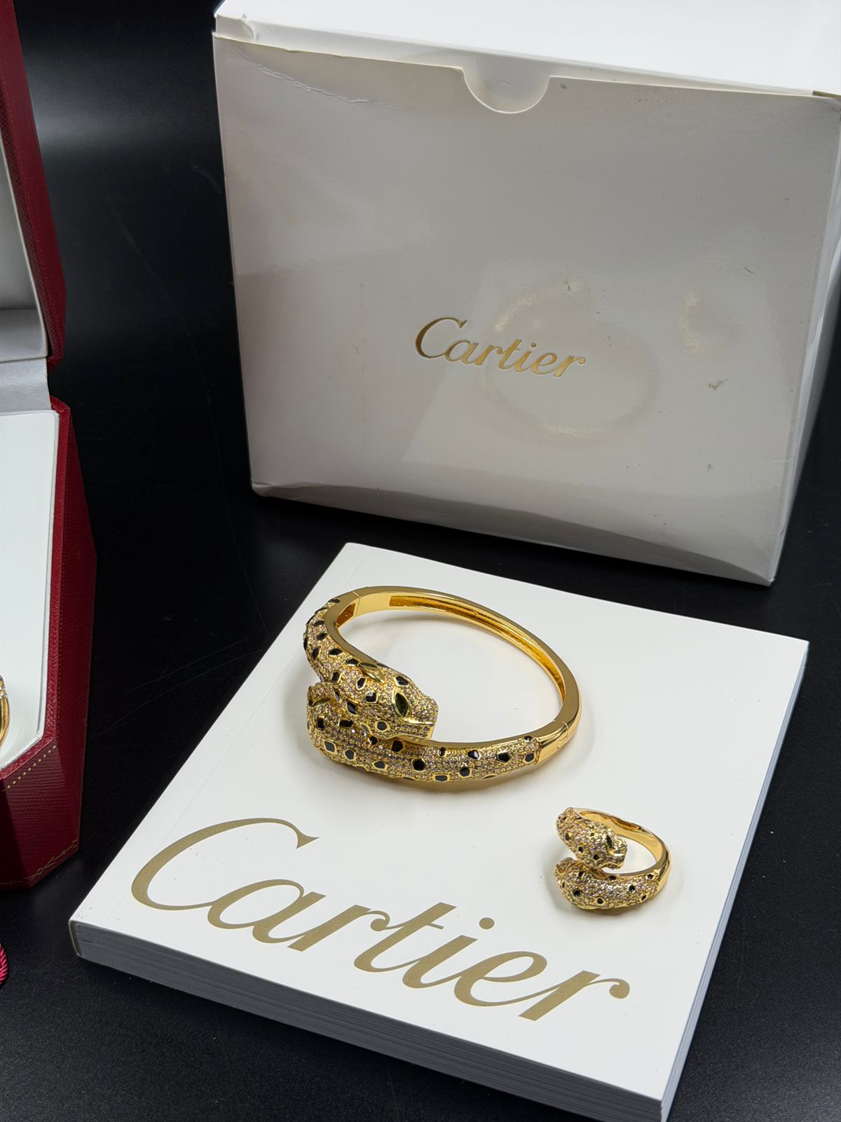 👸🏻👸🏻High  Quality CARTIER BRACELET AND RING FOR Her-👸🏻👸🏻
