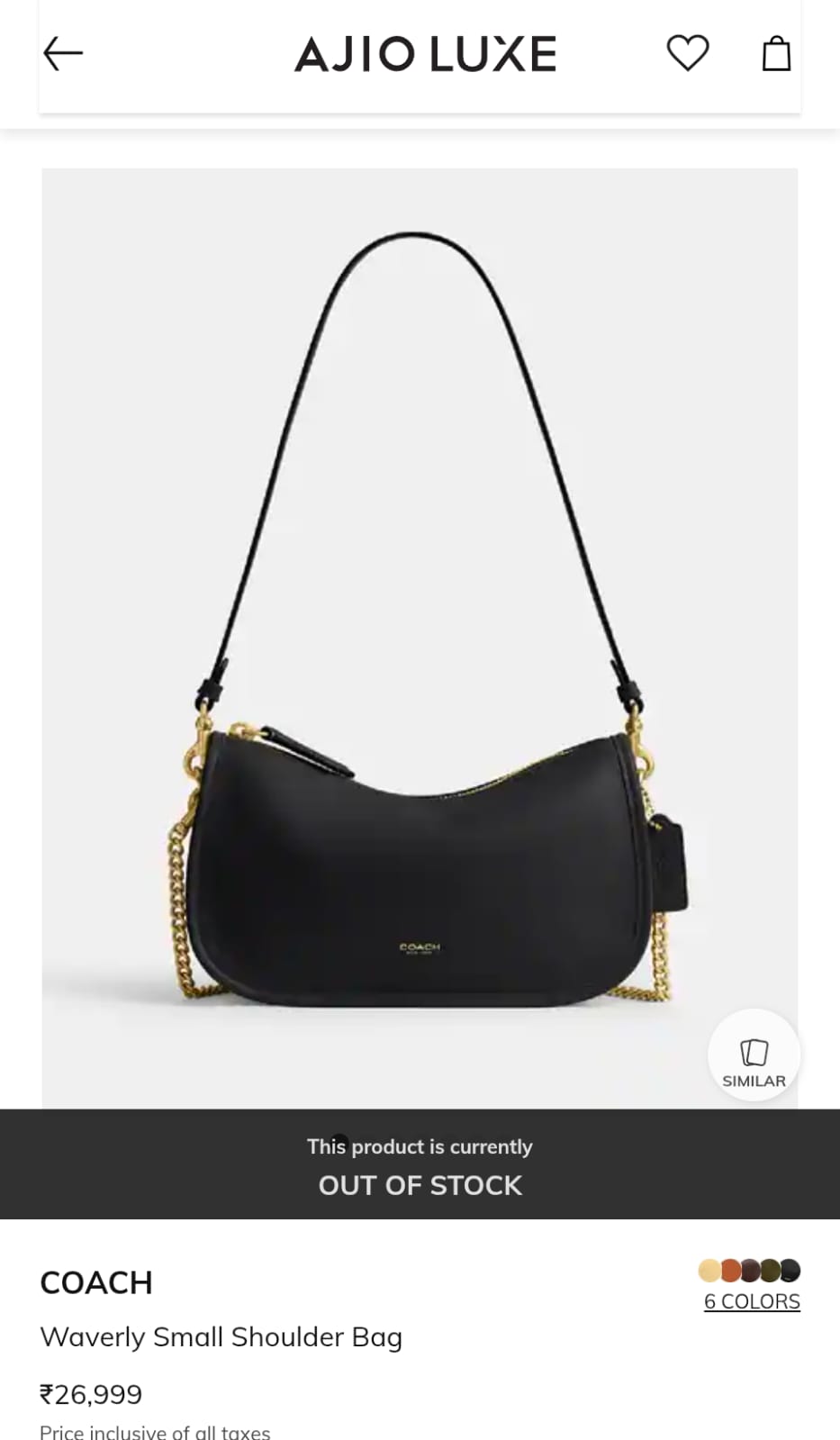 Signature Canvas Bag