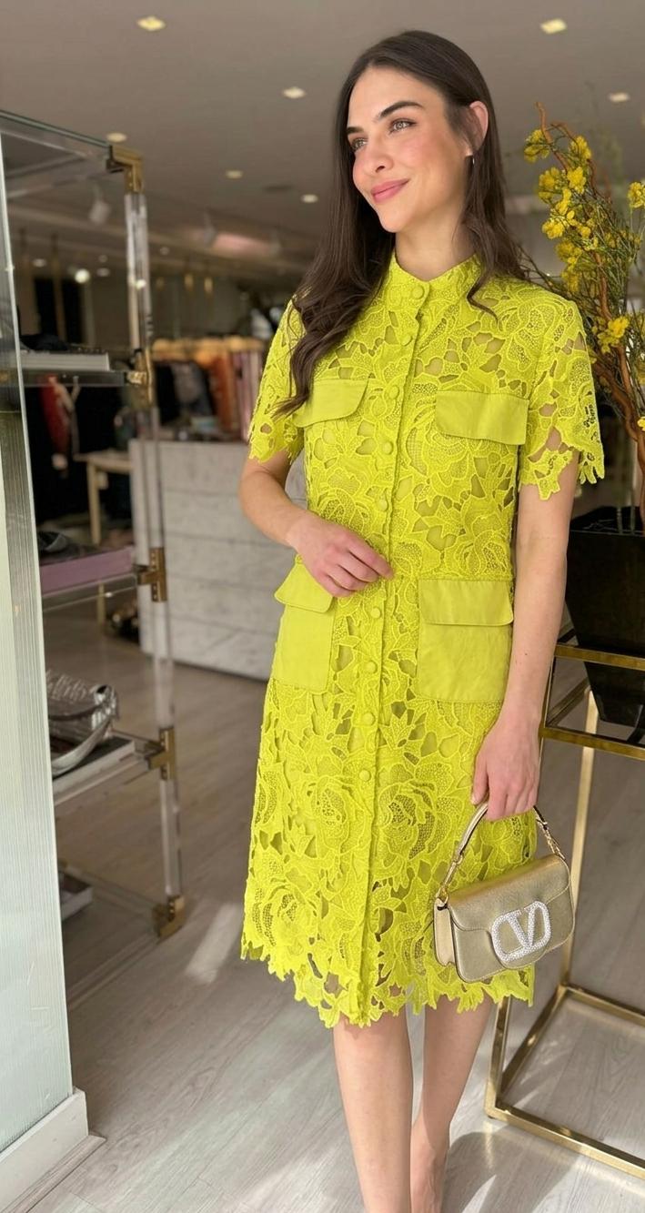 CUTWORK MIDI DRESS 2705