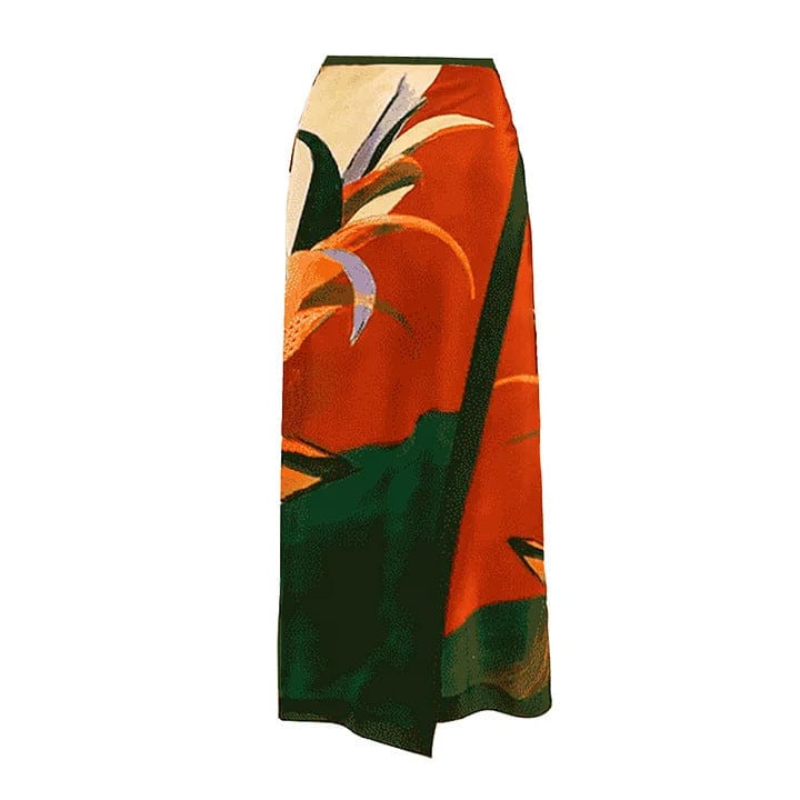 PRINTED SWIMSUIT WITH SKIRT 0306