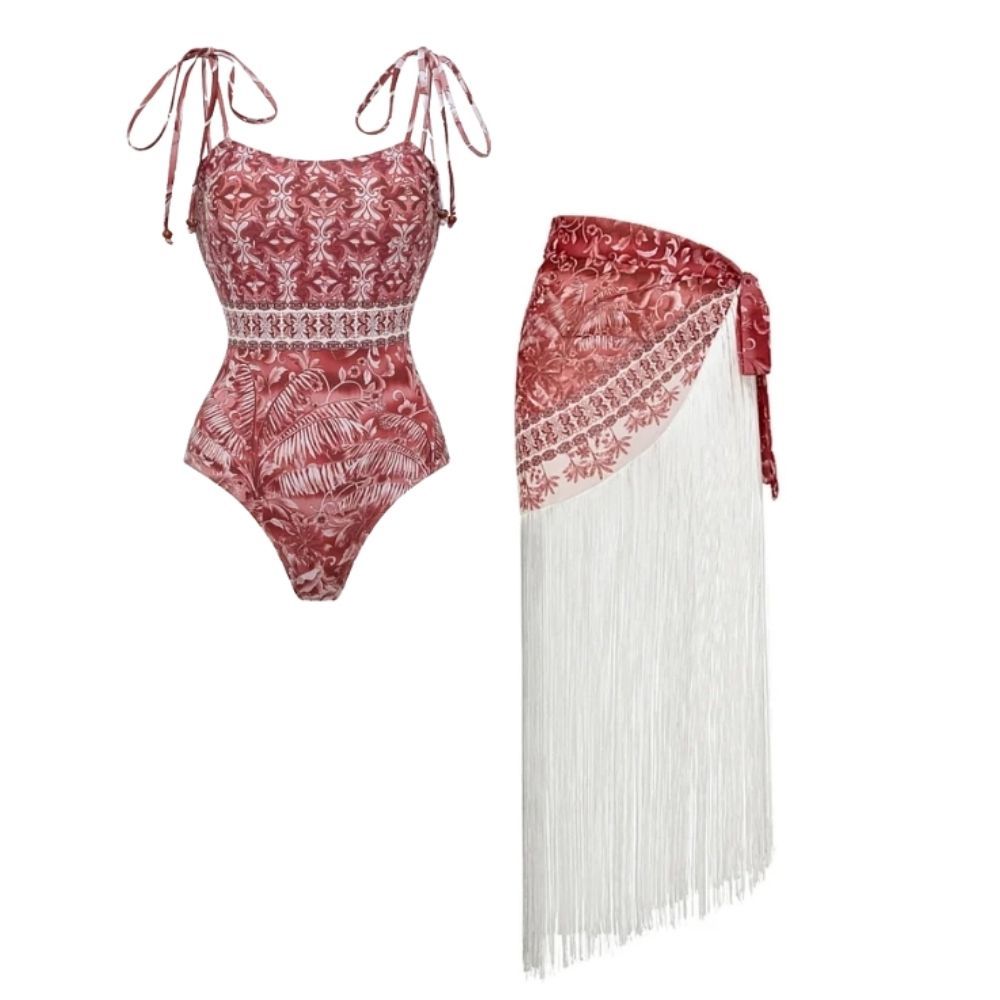 PRINTED SWIMSUIT SET 0306