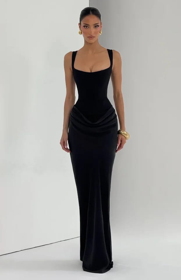 STRUCTURED CORSET-STYLE DRESS 1106