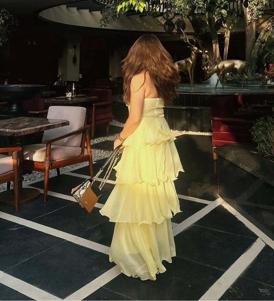 RUFFLED LAYERED MAXI DRESS 1106