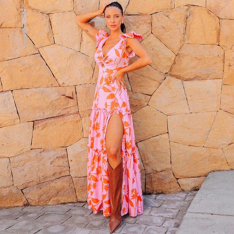FLORAL SWIM SET WITH SKIRT 1106