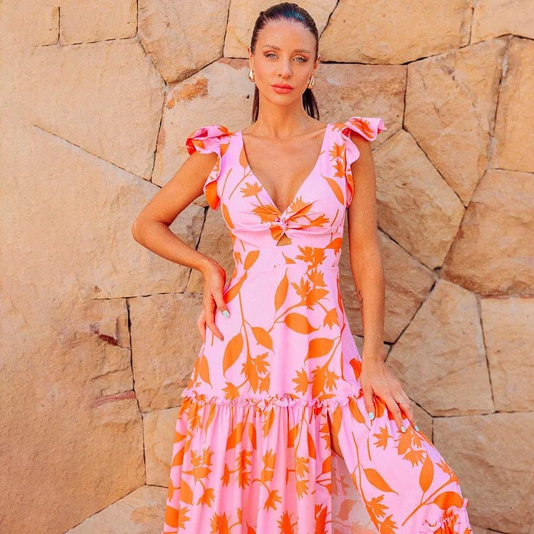 FLORAL SWIM SET WITH SKIRT 1106