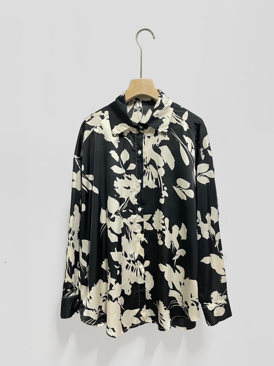 SILK SATIN SHIRT 1106