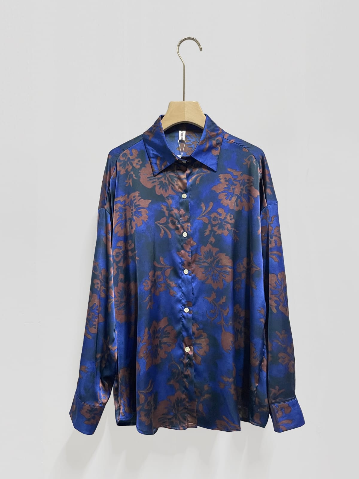 SILK SATIN SHIRT 1106
