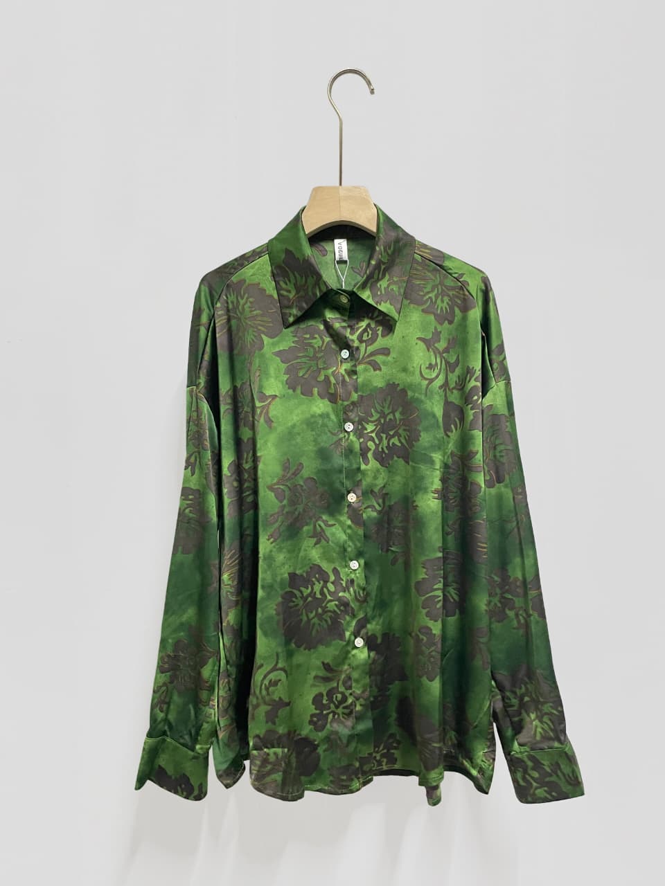 SILK SATIN SHIRT 1106