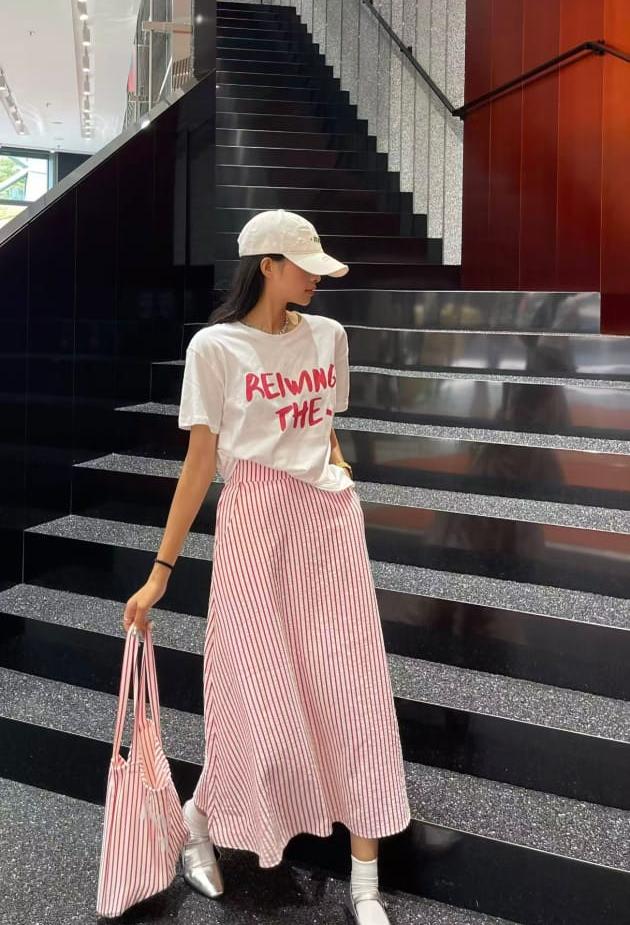 SKIRT SET WITH BAG 1106