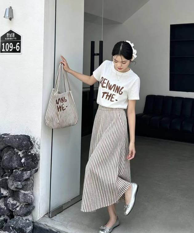 SKIRT SET WITH BAG 1106