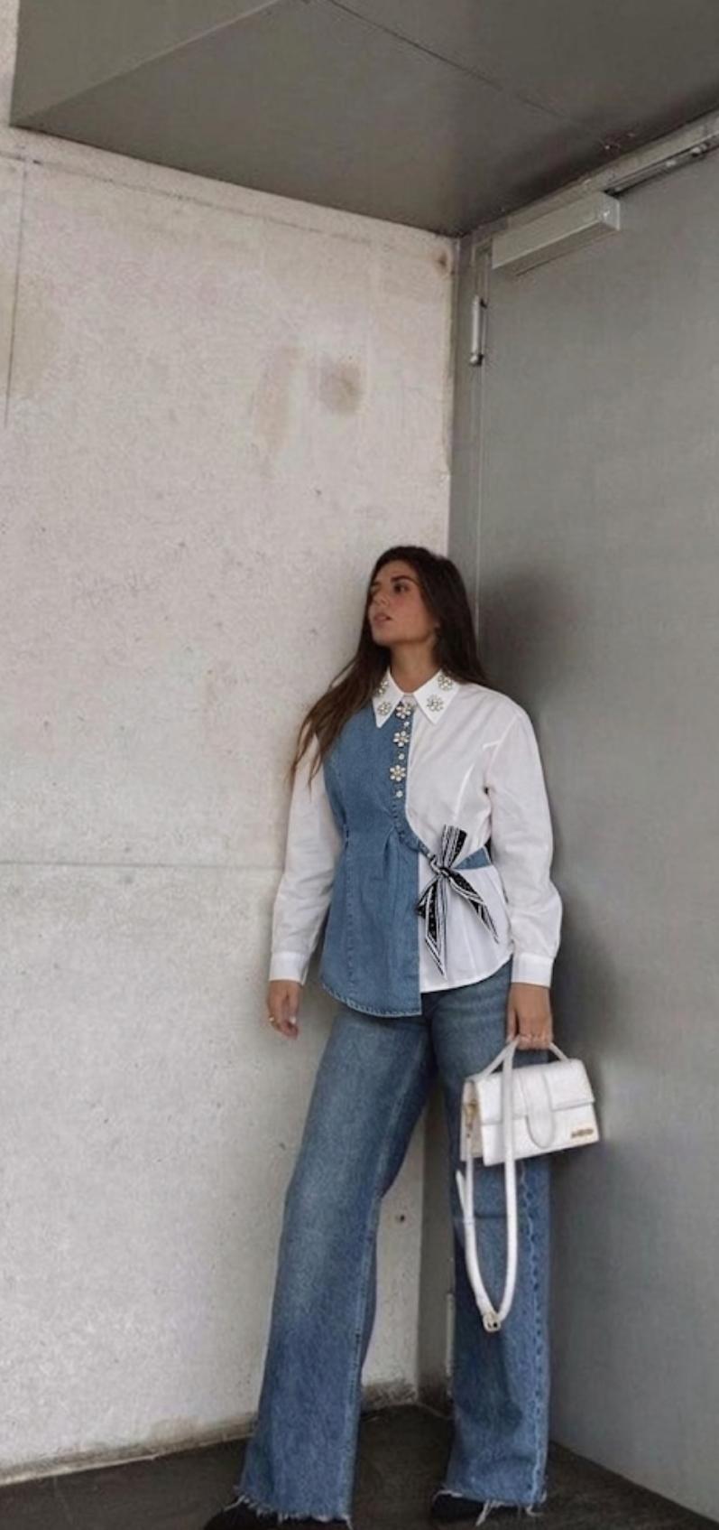 DENIM KNOT SHIRT 1606