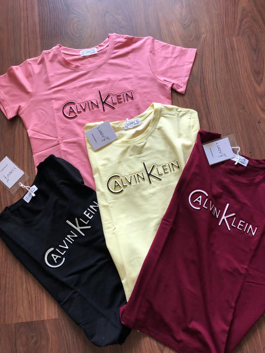 Jeans crew neck t-shirts