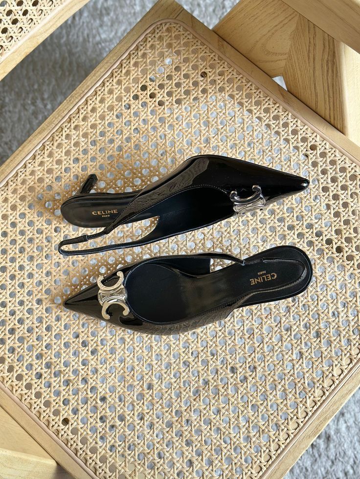 Celine Alma Triomphe Slingbacks