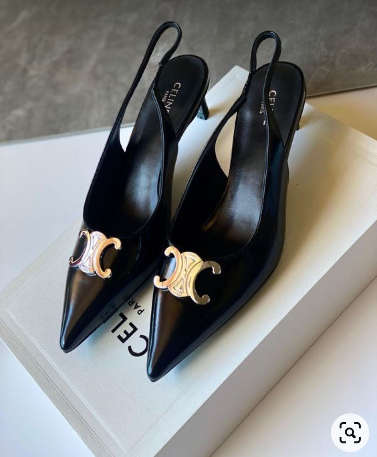 Celine Alma Triomphe Slingbacks