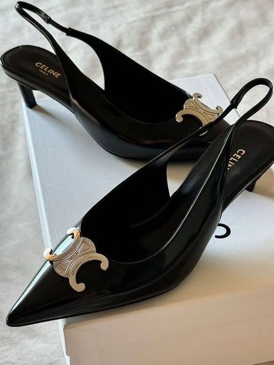 Celine Alma Triomphe Slingbacks
