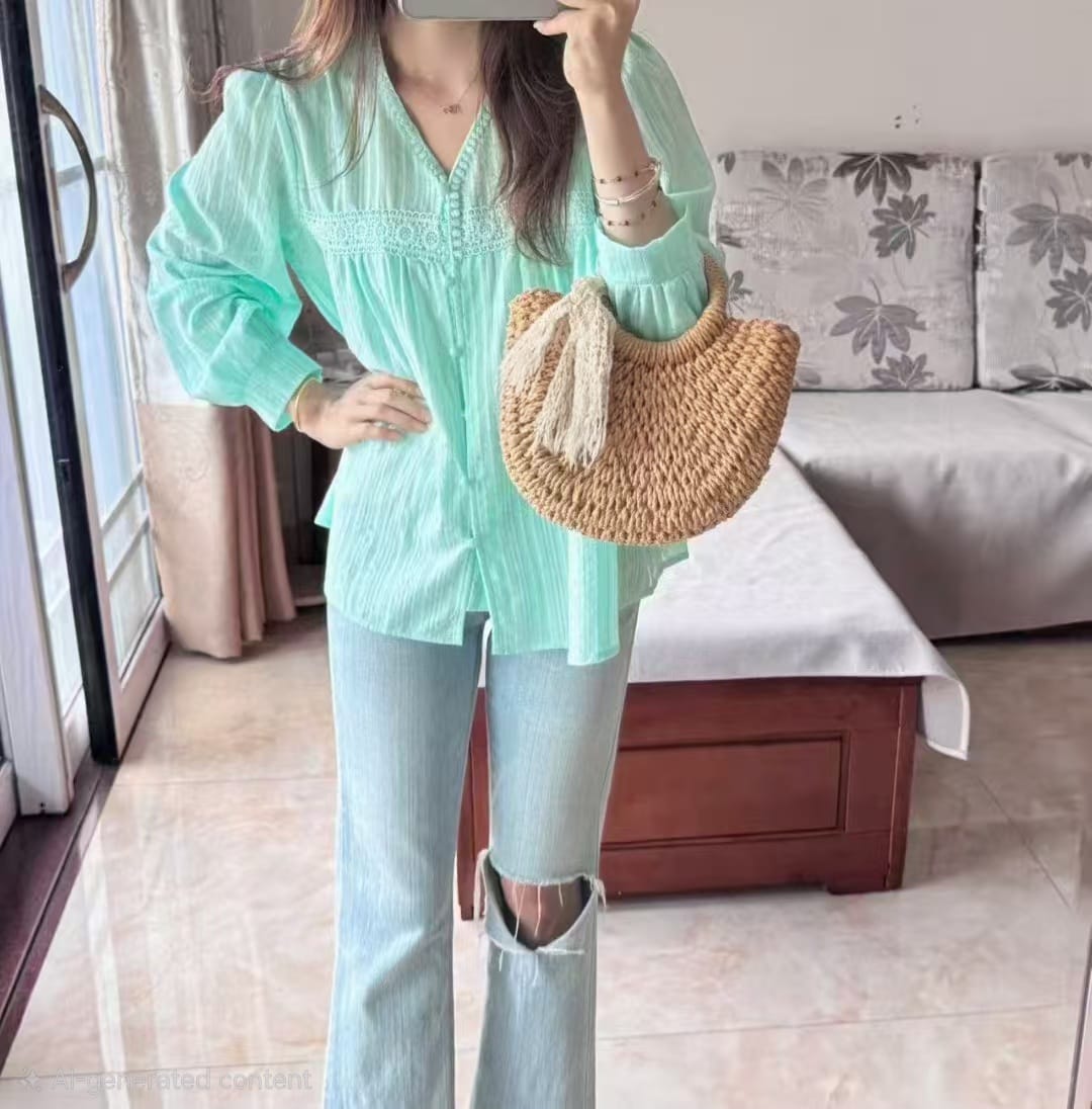 COTTON DIANA LUXURY TOP 2506