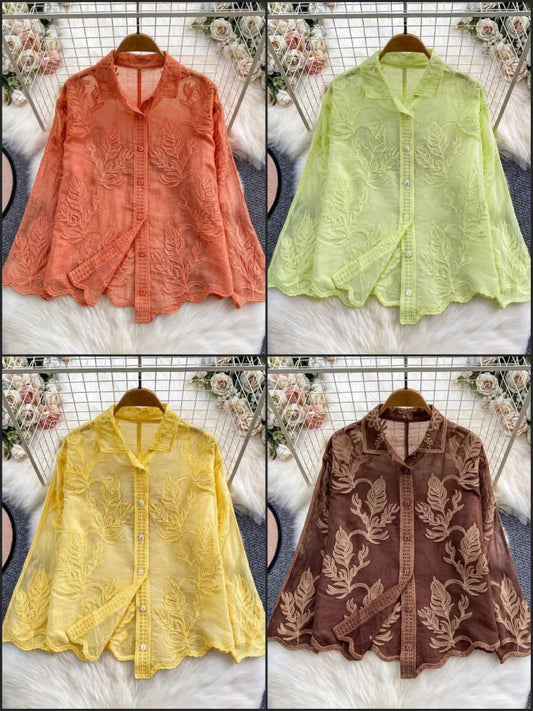 Gracy Luxury Embroidery Shirt