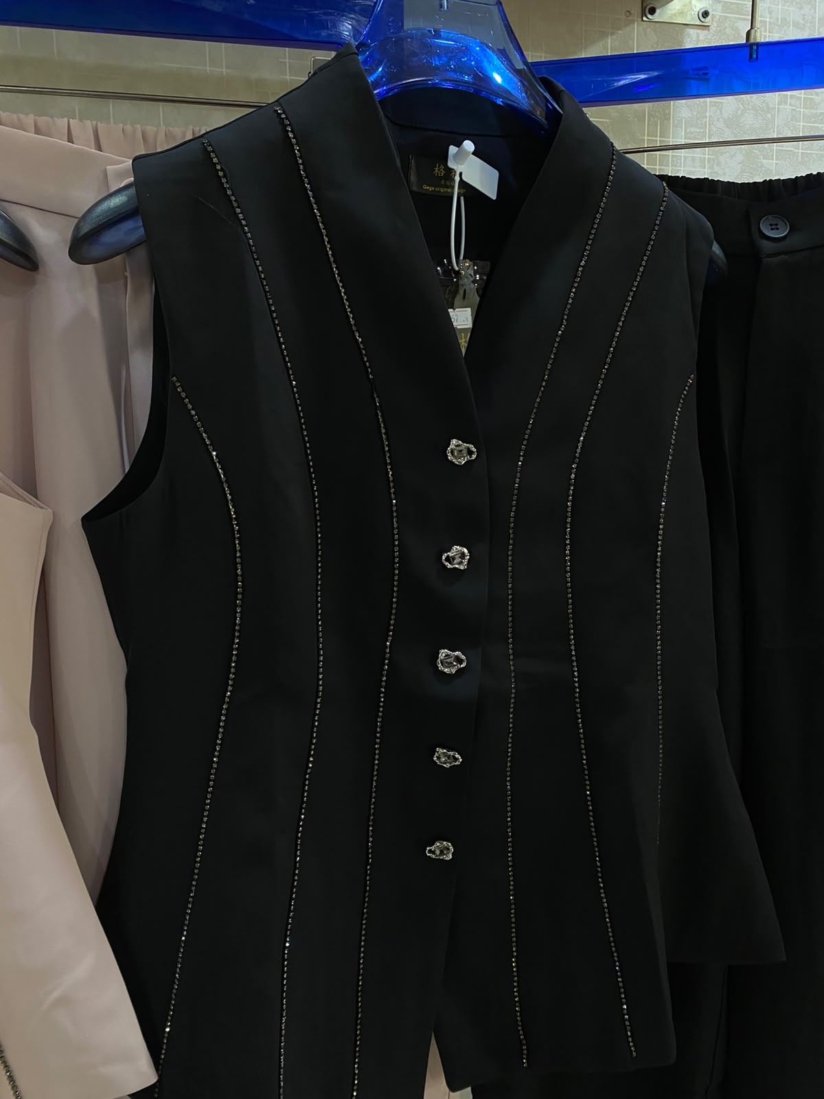 SLEEVELESS WAISTCOAT SET 2506