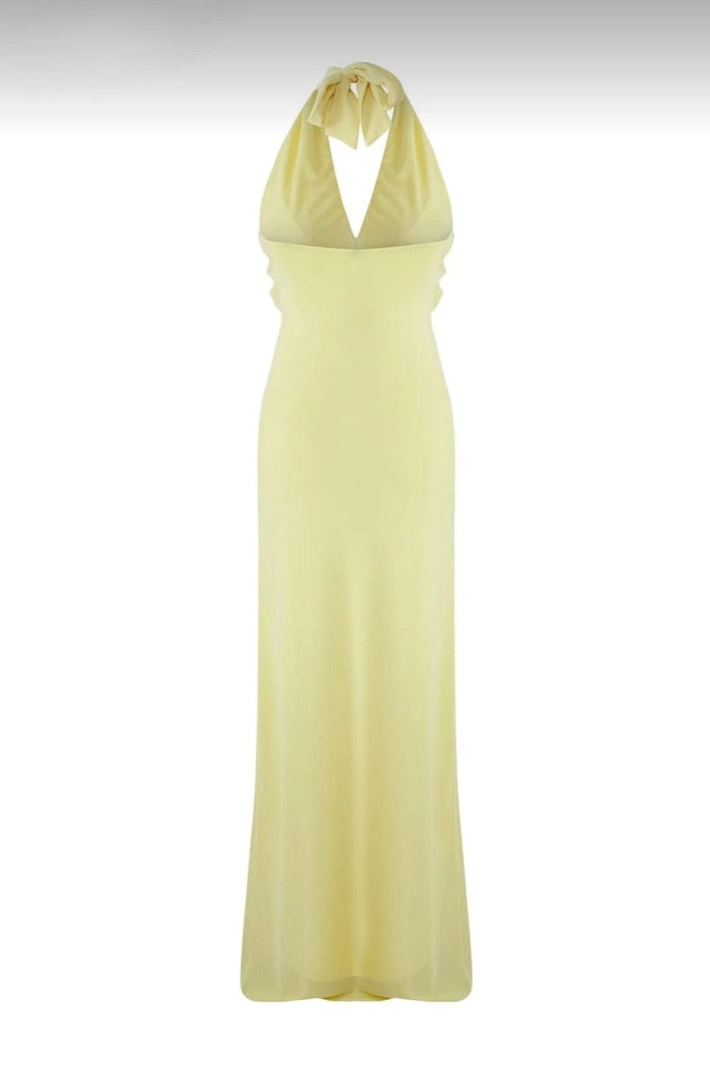 PASTEL YELLOW RUFFLE DRESS 2605