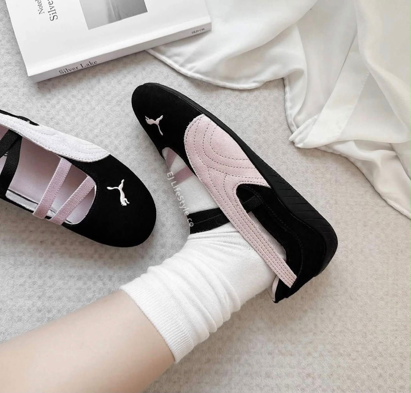 Speedcat ballet black & pink