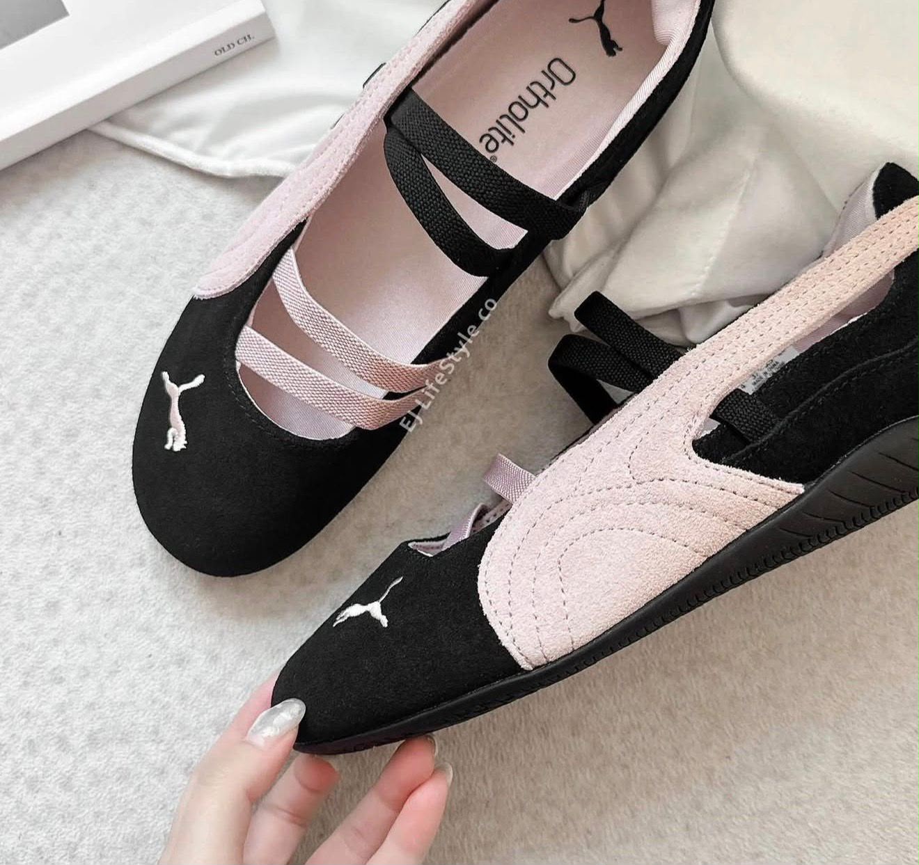 Speedcat ballet black & pink