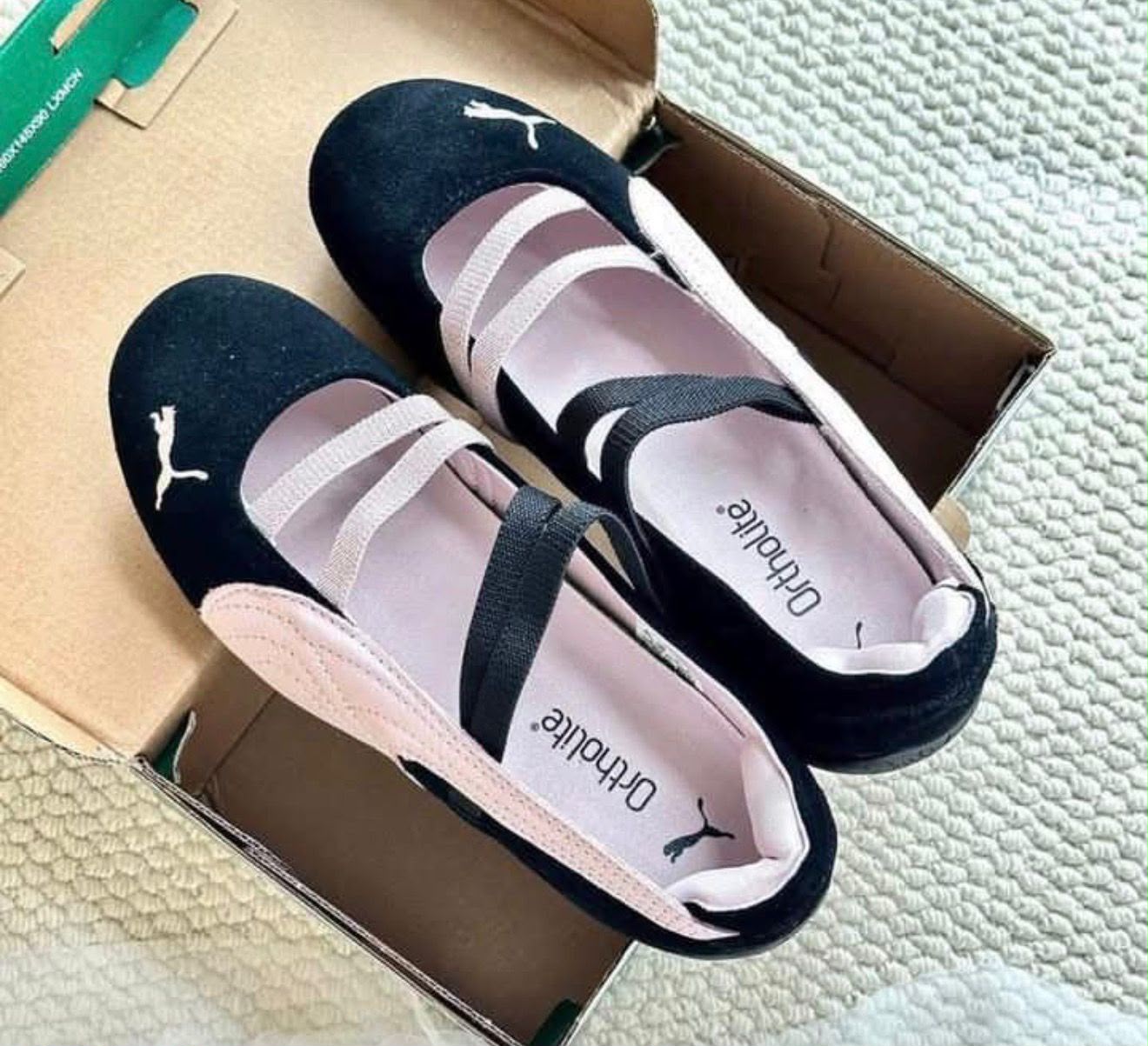 Speedcat ballet black & pink