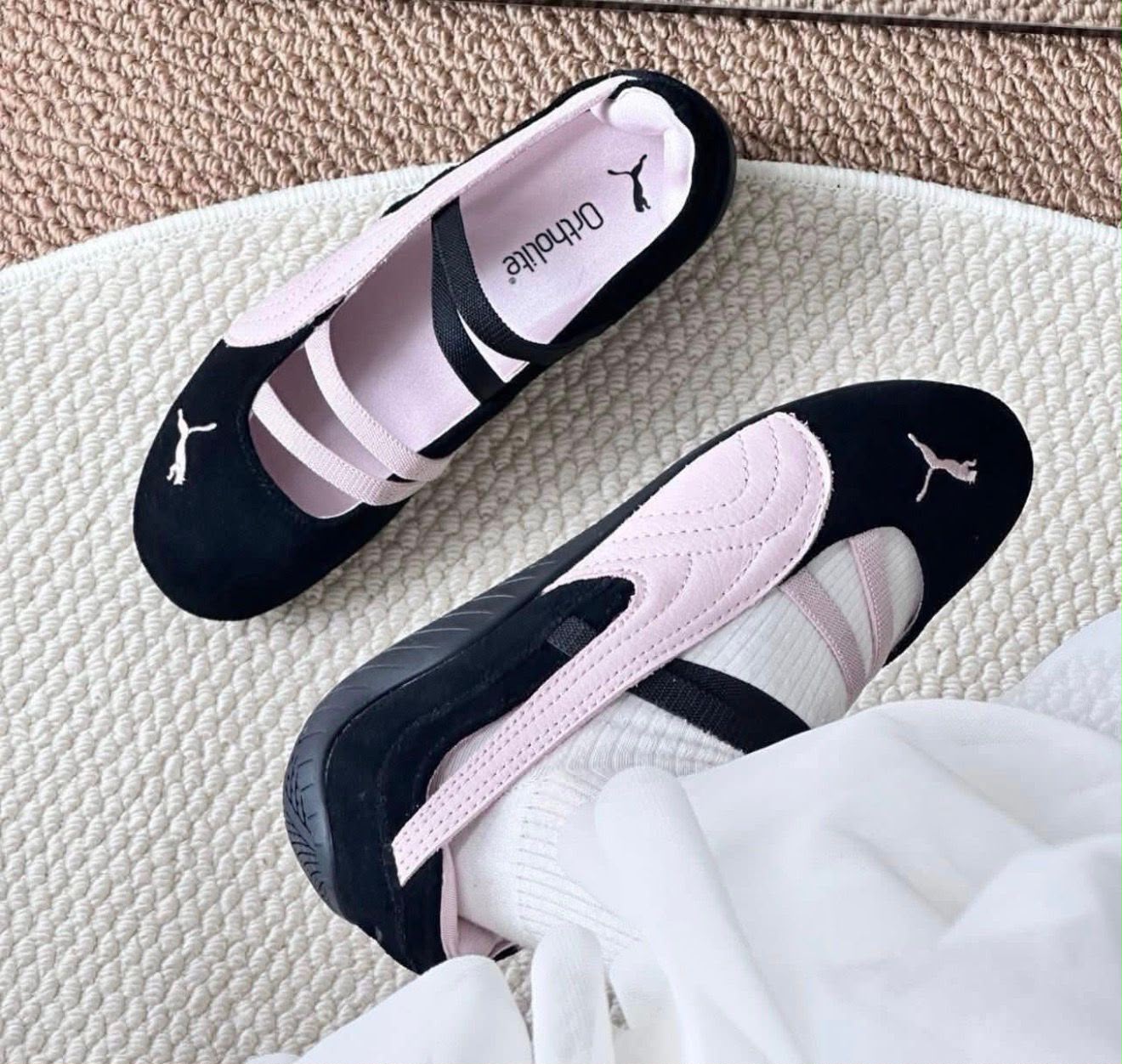Speedcat ballet black & pink
