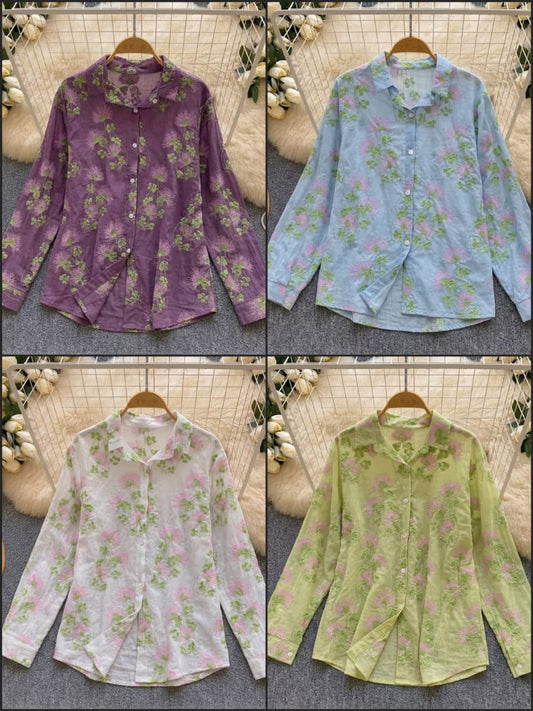 LUXURY EMBROIDERY SHIRT 2506