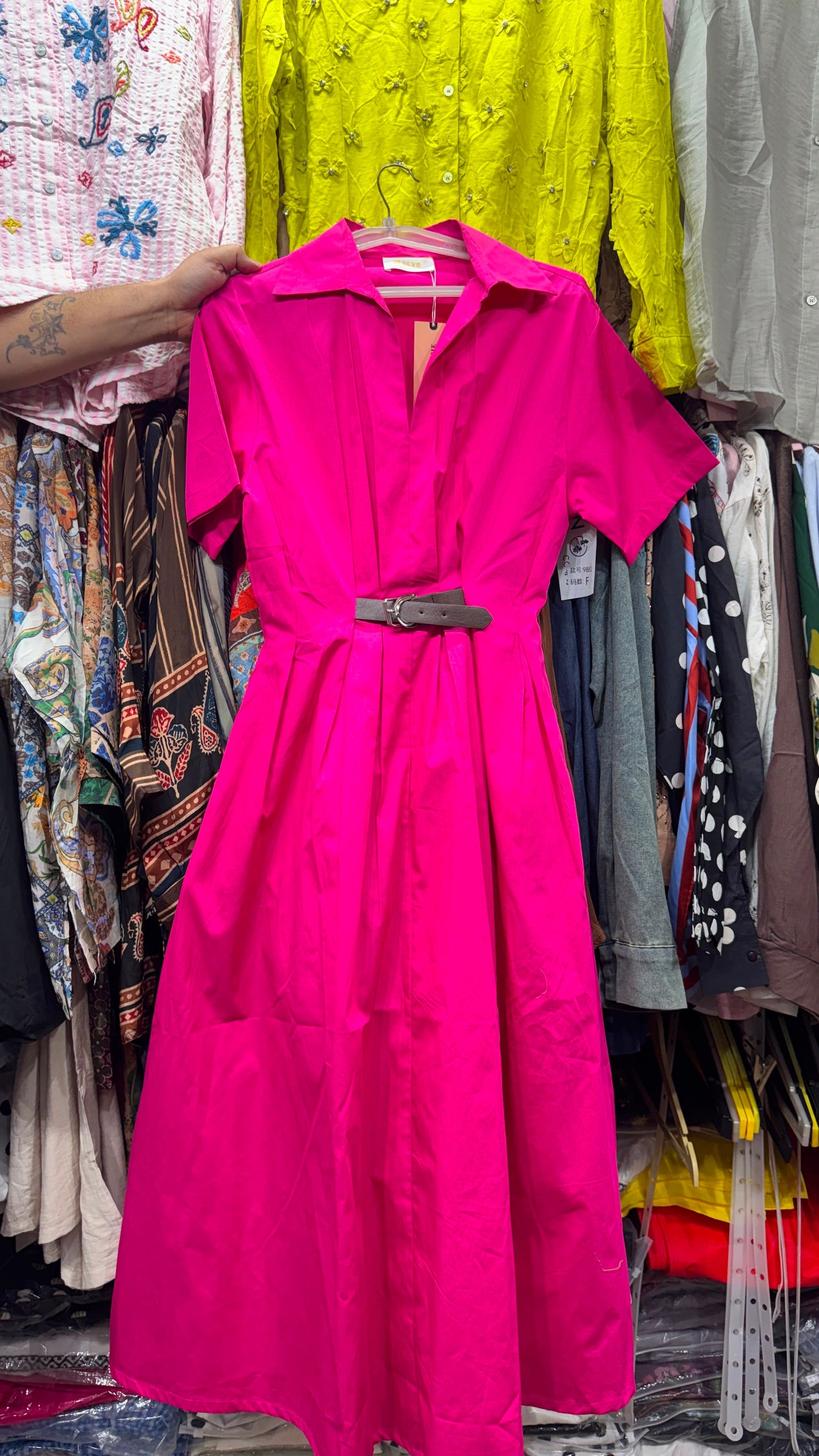 LONG COTTON DRESS 2506