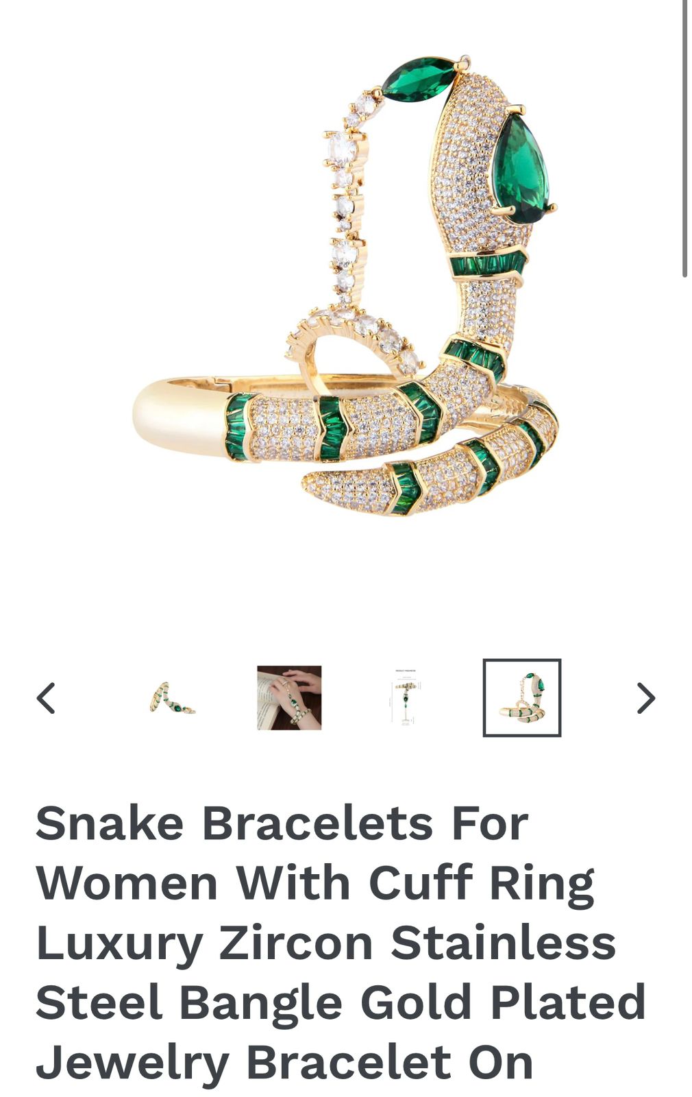 👸🏻👸🏻2.0 Super High Quality Bvlgari Serpenti Viper Full Diamond Double Round Hand Bracelet with chain ring👸🏻👸🏻