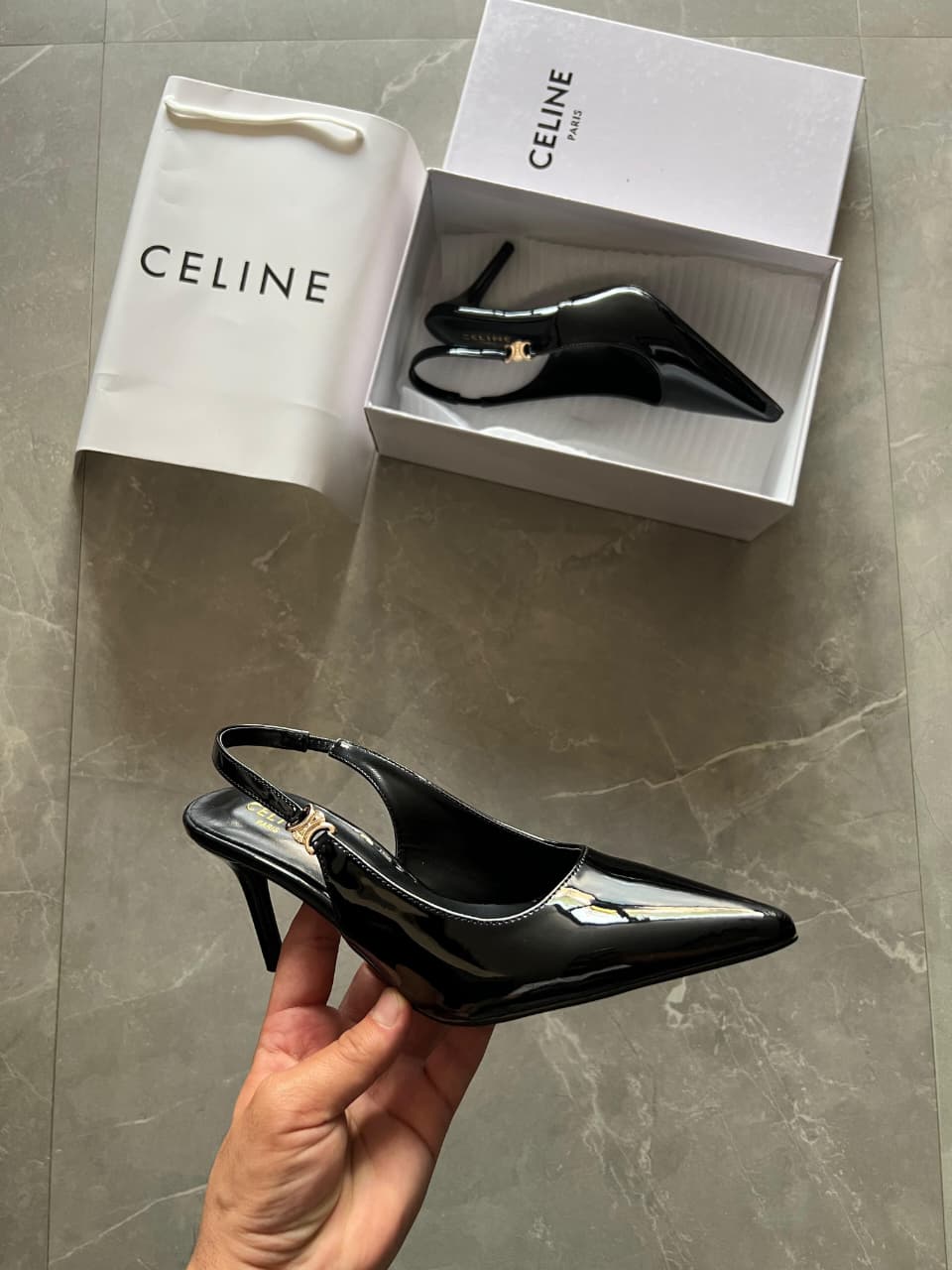 Sharp Slingback heels